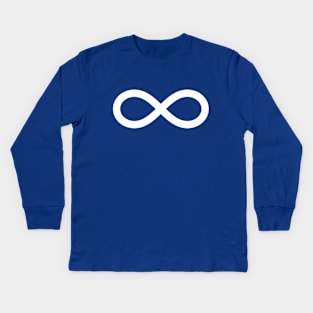 Métis Flag, Metis Symbol, Métis Indigenous #4 Kids Long Sleeve T-Shirt